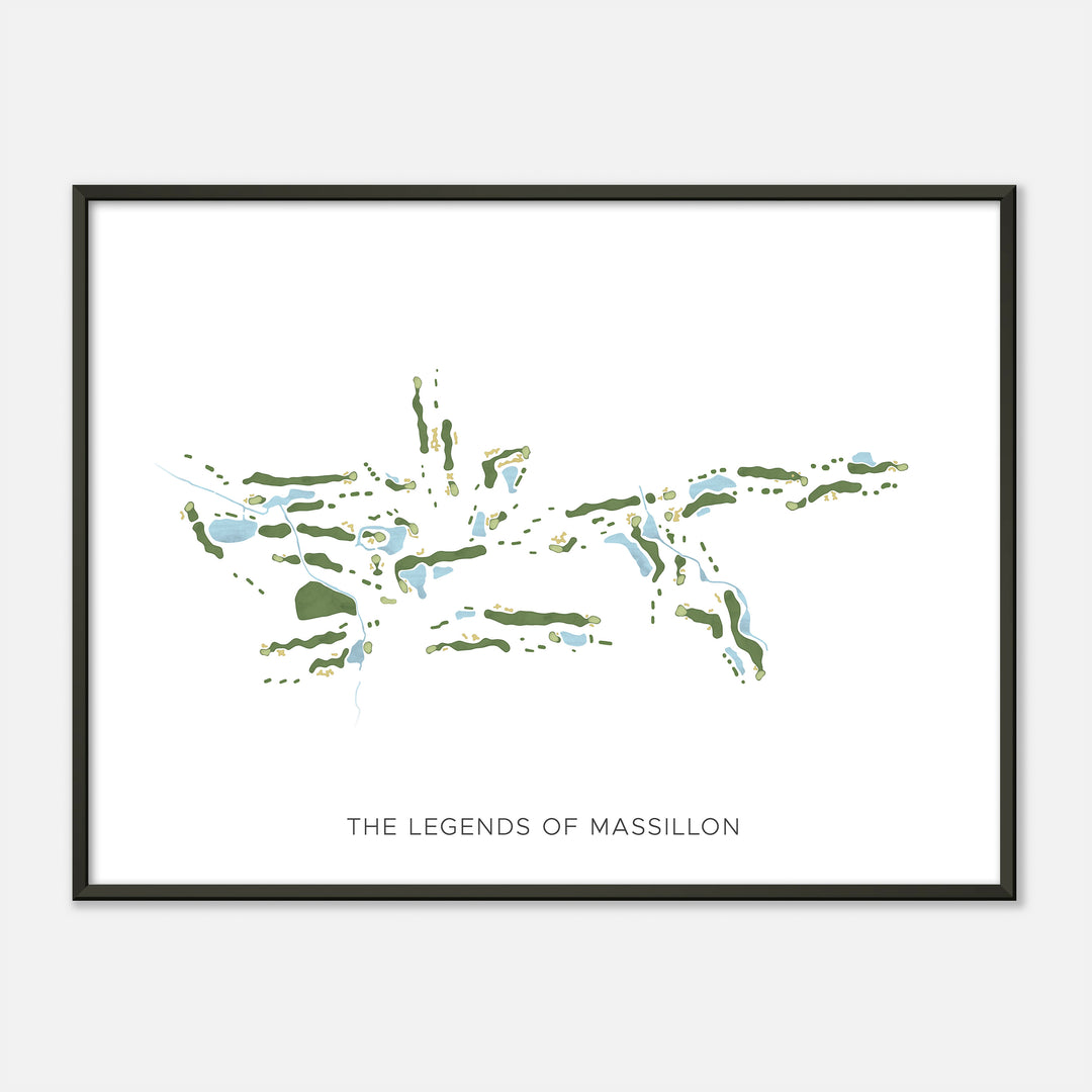 Print of The Legends Of Massillon Modern Map