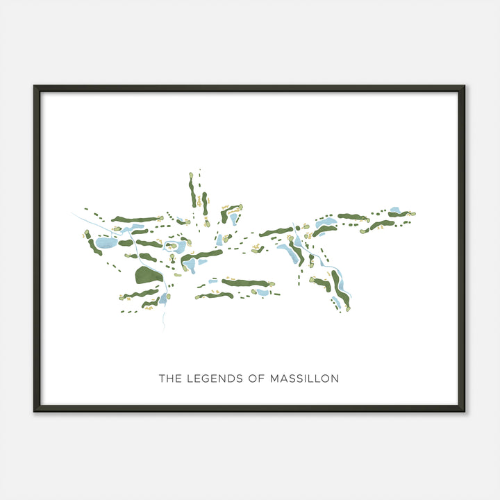 Print of The Legends Of Massillon Modern Map
