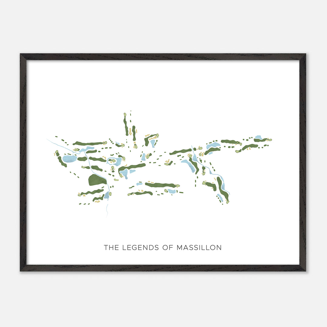 Print of The Legends Of Massillon Modern Map
