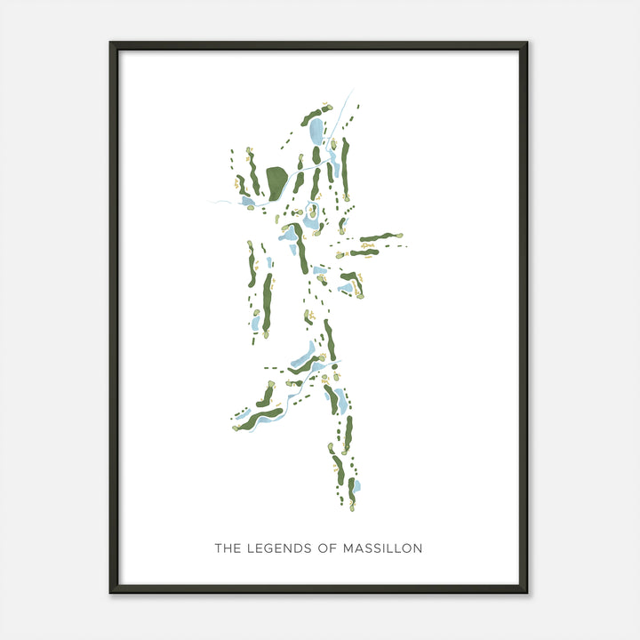 Print of The Legends Of Massillon Modern Map
