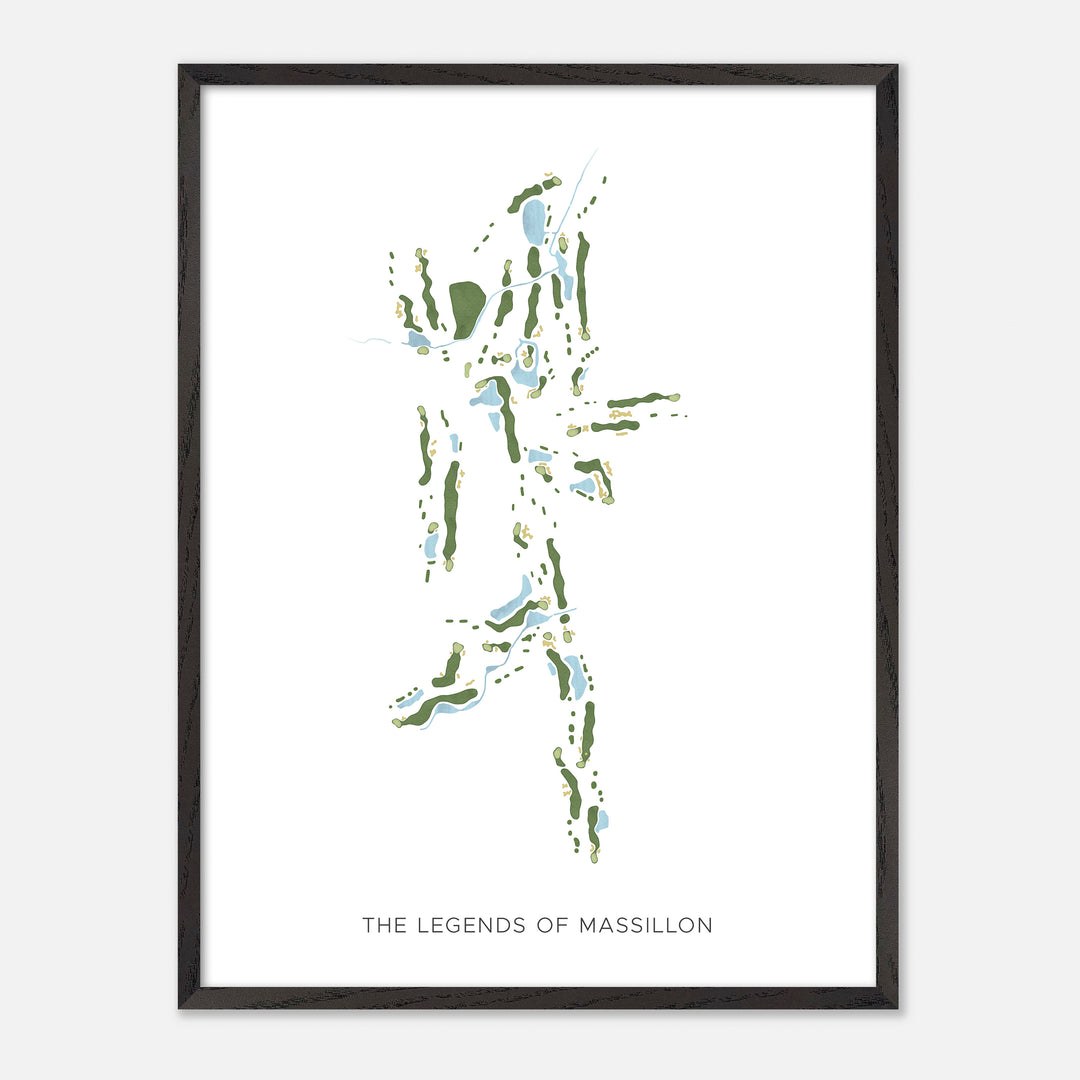Print of The Legends Of Massillon Modern Map