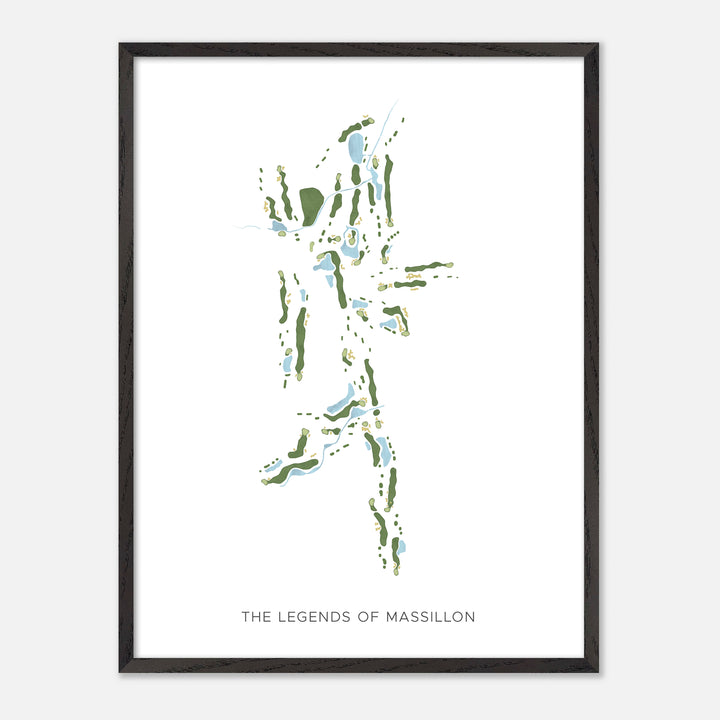 Print of The Legends Of Massillon Modern Map