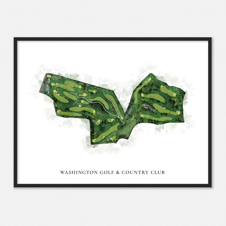 Print of Washington Golf & Country Club Classic Map