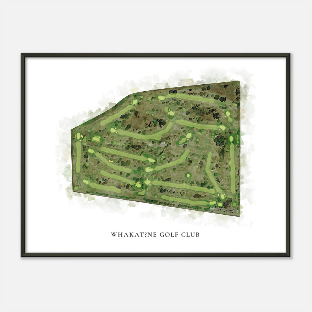 Print of Whakatāne Golf Club Classic Map