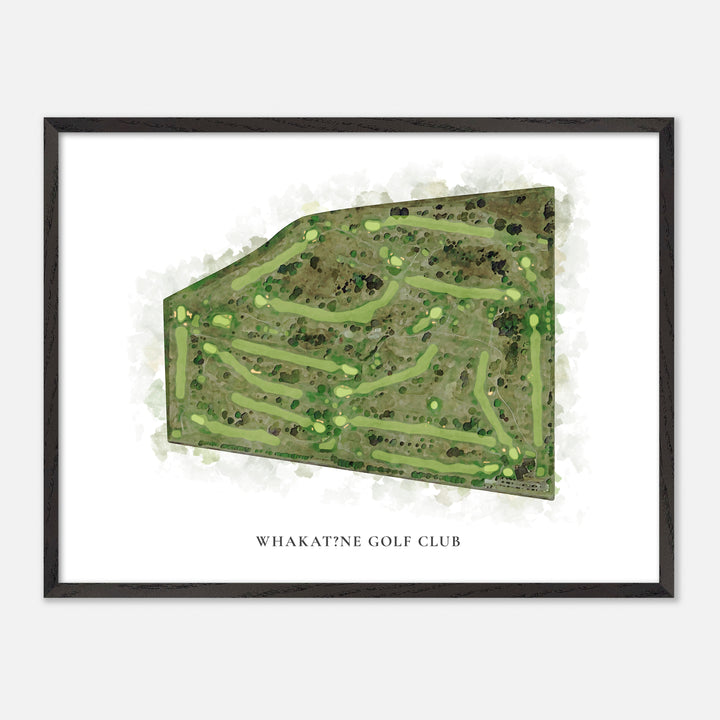 Print of Whakatāne Golf Club Classic Map