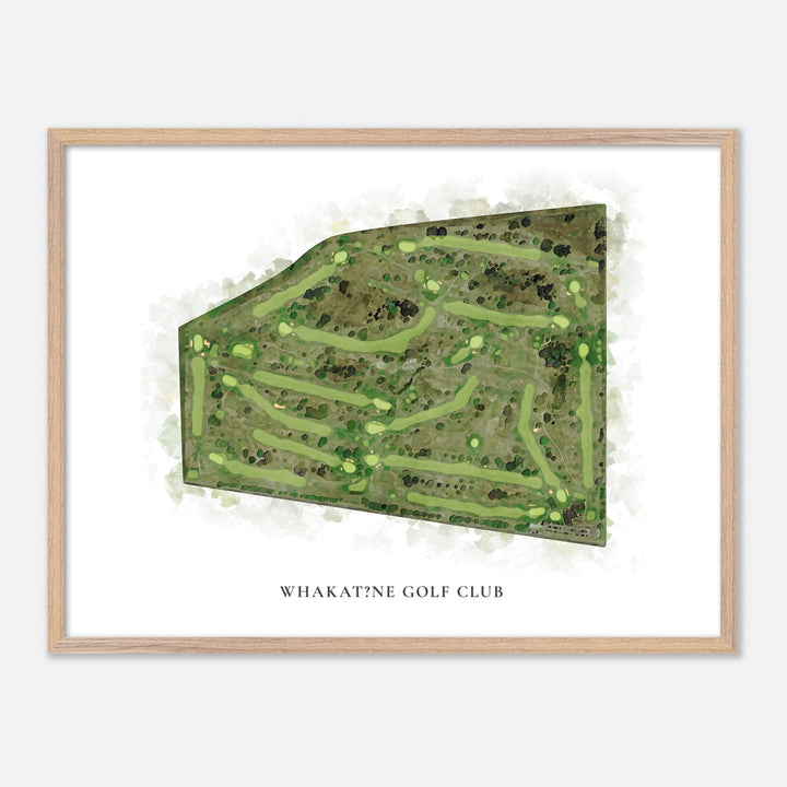 Print of Whakatāne Golf Club Classic Map