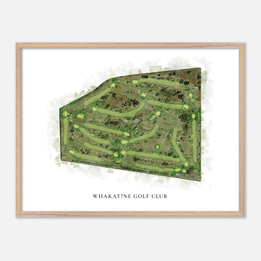 Print of Whakatāne Golf Club Classic Map