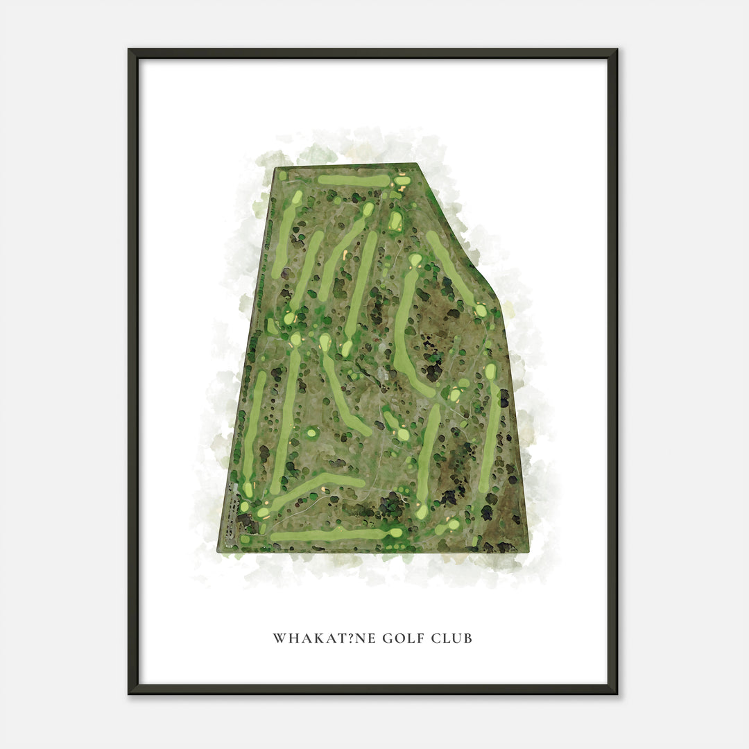 Print of Whakatāne Golf Club Classic Map