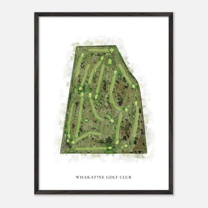 Print of Whakatāne Golf Club Classic Map