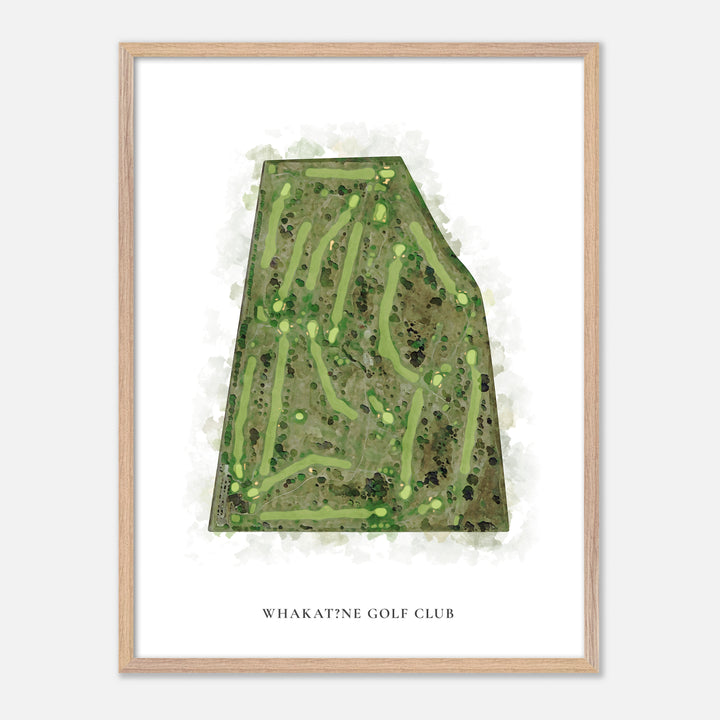 Print of Whakatāne Golf Club Classic Map