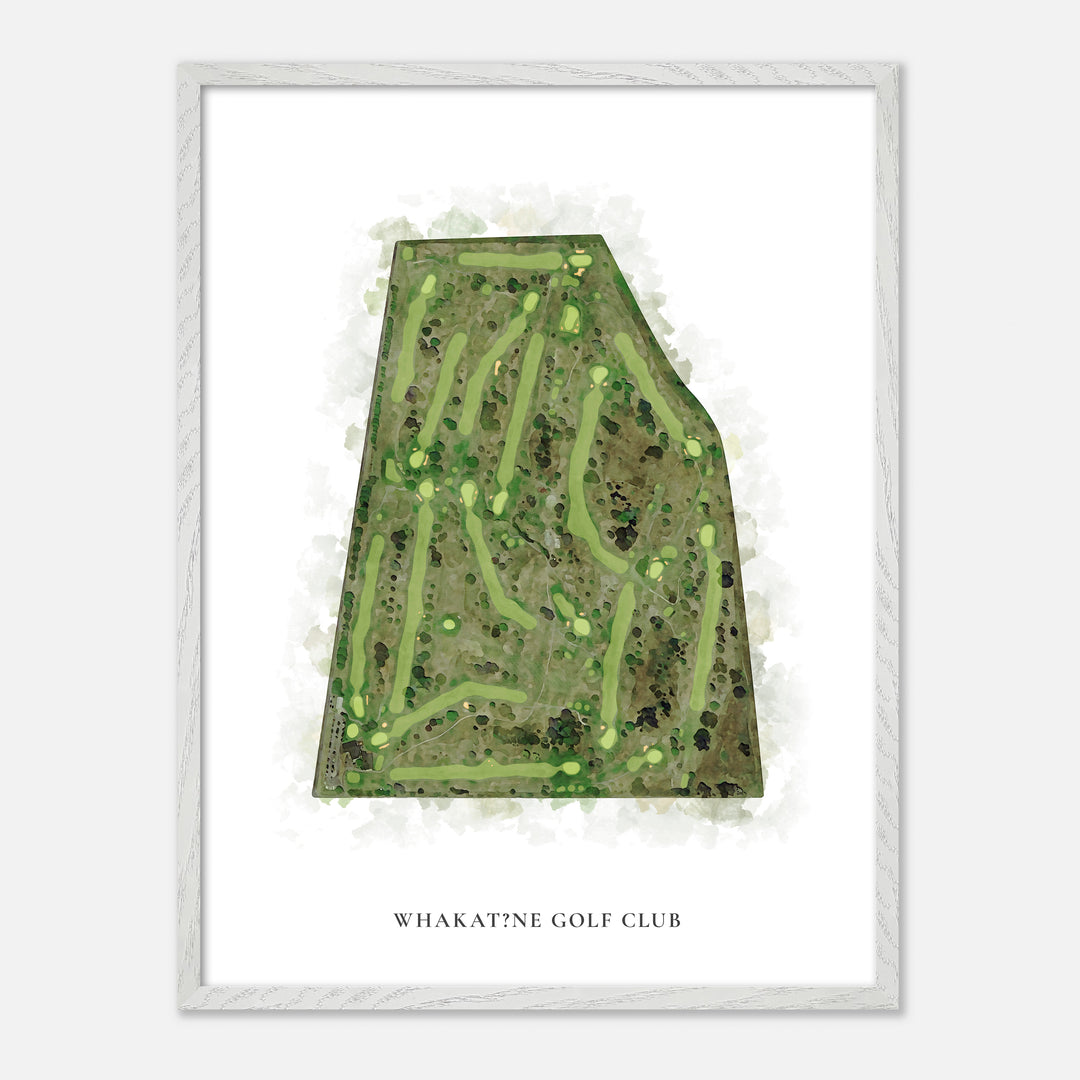 Print of Whakatāne Golf Club Classic Map