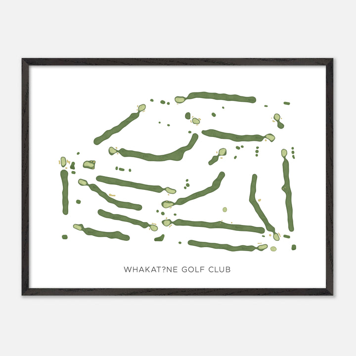 Print of Whakatāne Golf Club Modern Map