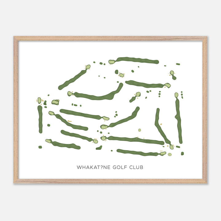 Print of Whakatāne Golf Club Modern Map