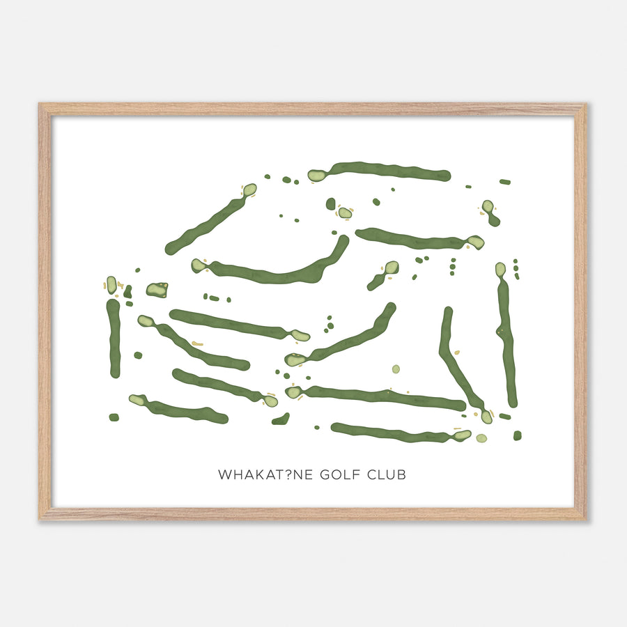 Print of Whakatāne Golf Club Modern Map