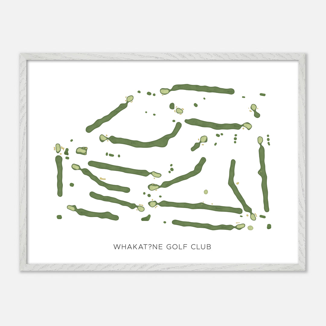 Print of Whakatāne Golf Club Modern Map