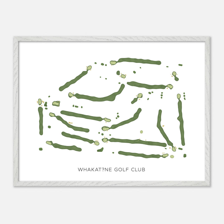 Print of Whakatāne Golf Club Modern Map