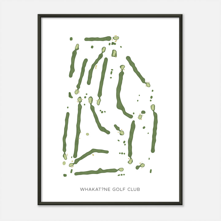 Print of Whakatāne Golf Club Modern Map