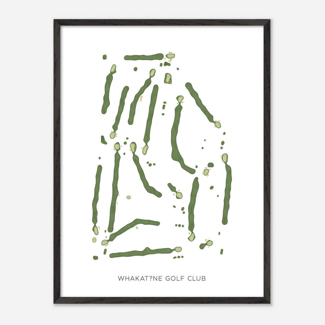 Print of Whakatāne Golf Club Modern Map