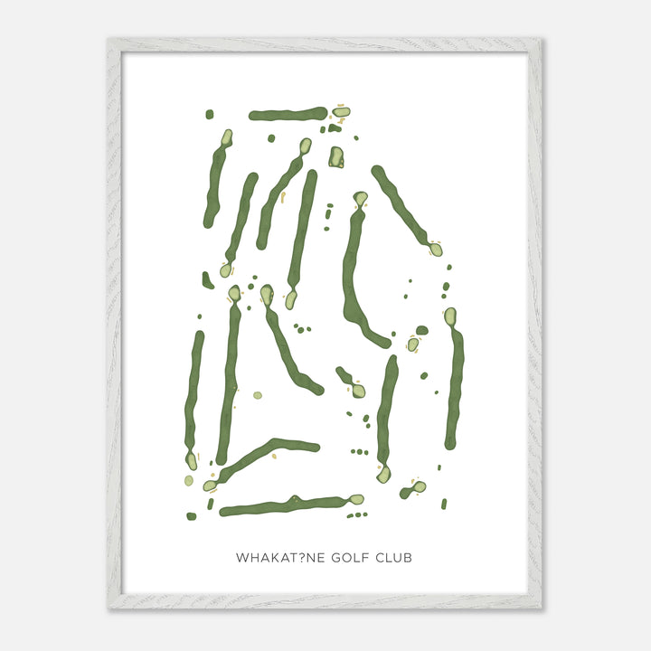 Print of Whakatāne Golf Club Modern Map