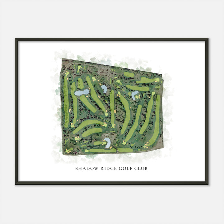 Print of Shadow Ridge Golf Club Classic Map