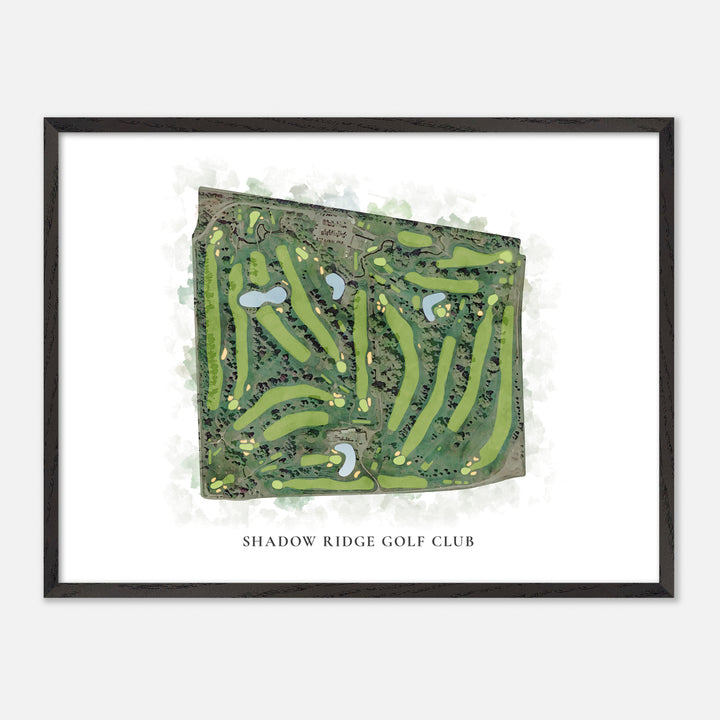 Print of Shadow Ridge Golf Club Classic Map