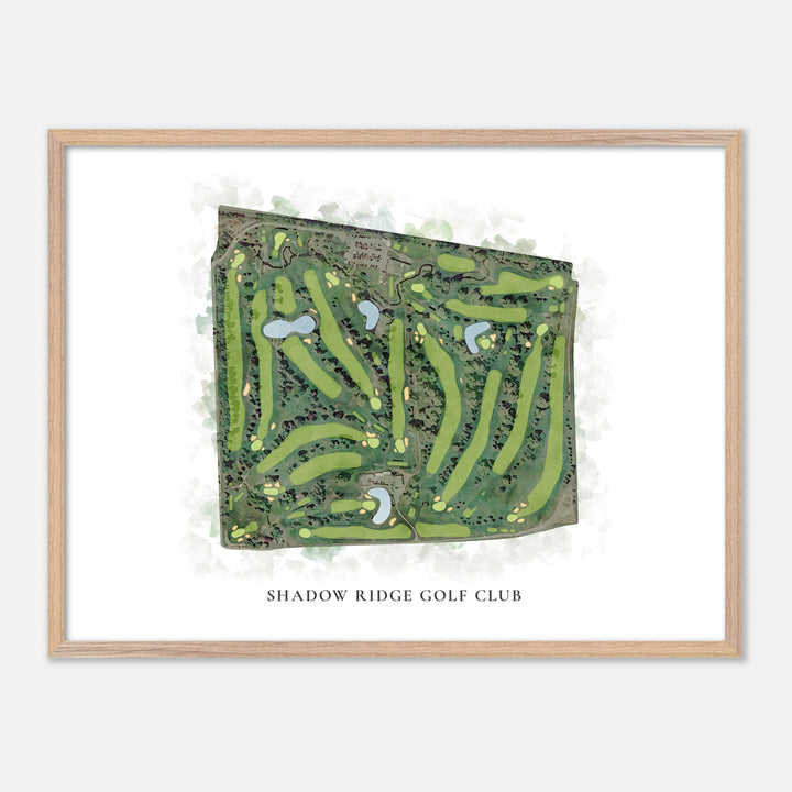 Print of Shadow Ridge Golf Club Classic Map