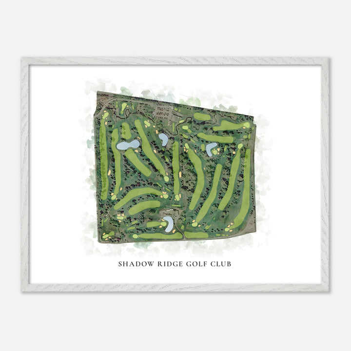 Print of Shadow Ridge Golf Club Classic Map