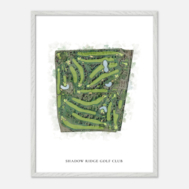Print of Shadow Ridge Golf Club Classic Map
