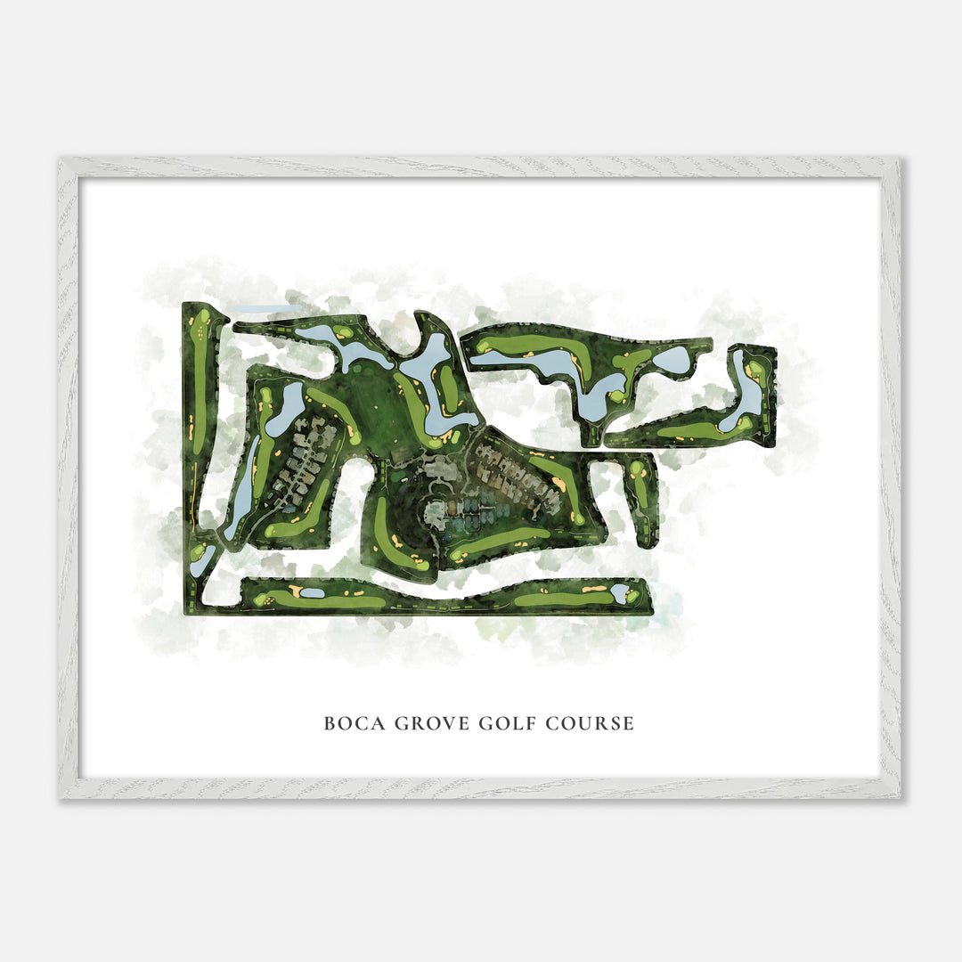 Print of Boca Grove Golf Course Classic Map