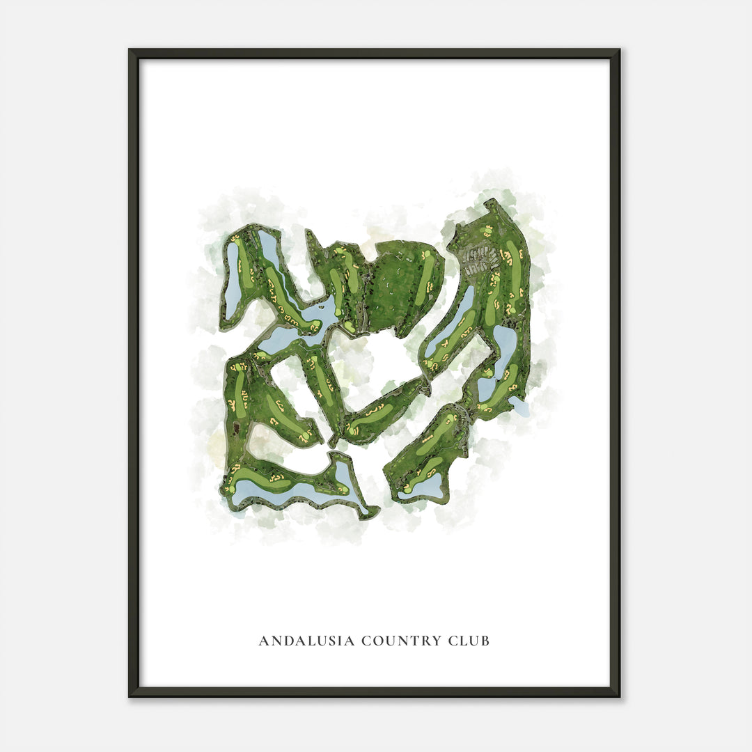 Print of Andalusia Country Club Classic Map