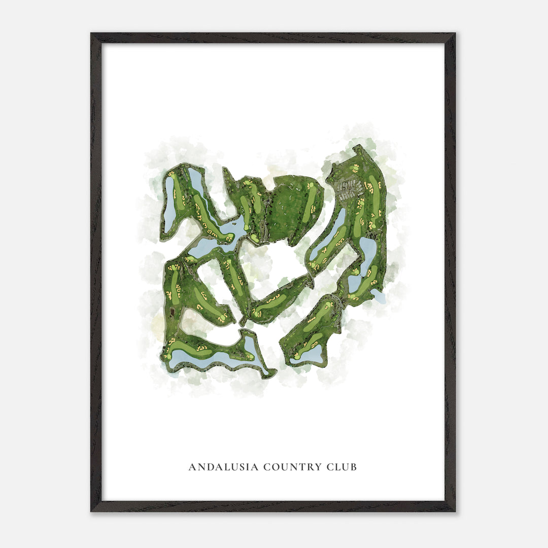 Print of Andalusia Country Club Classic Map