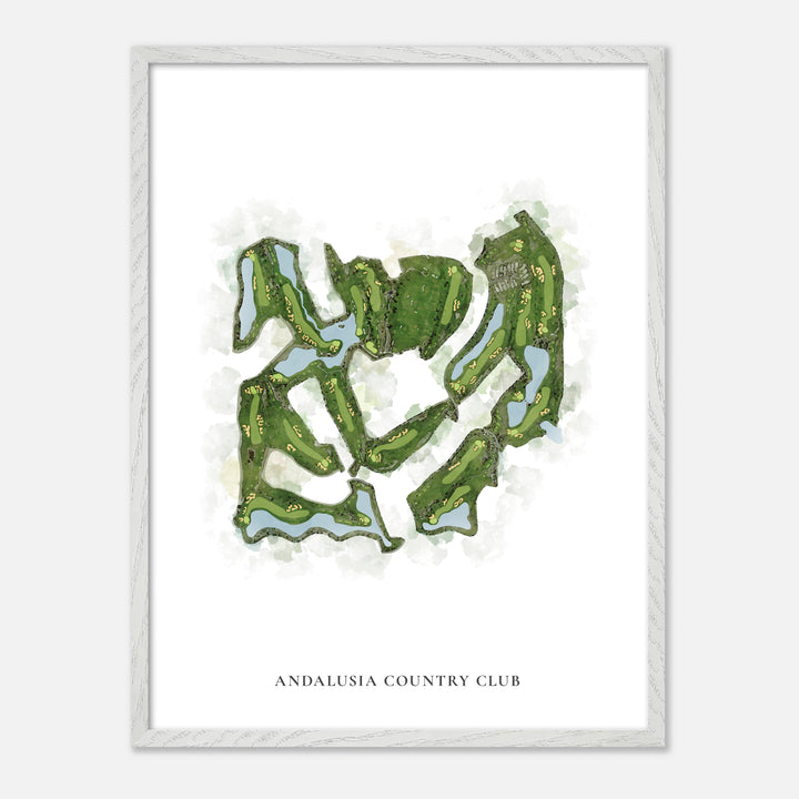 Print of Andalusia Country Club Classic Map