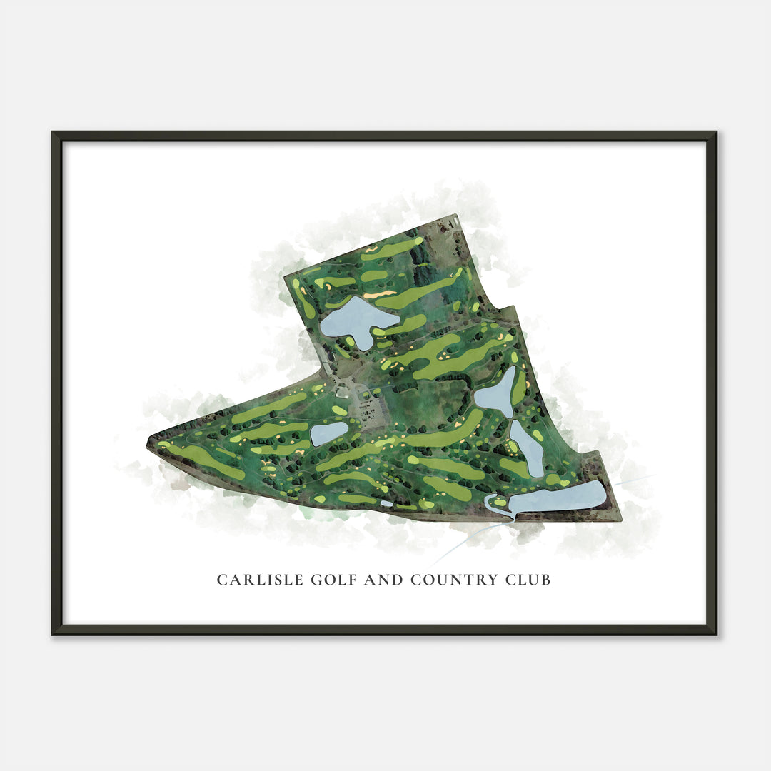 Print of Carlisle Golf And Country Club Classic Map