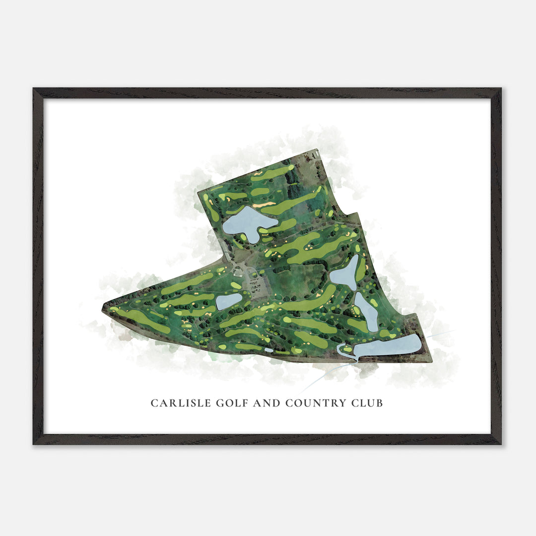 Print of Carlisle Golf And Country Club Classic Map