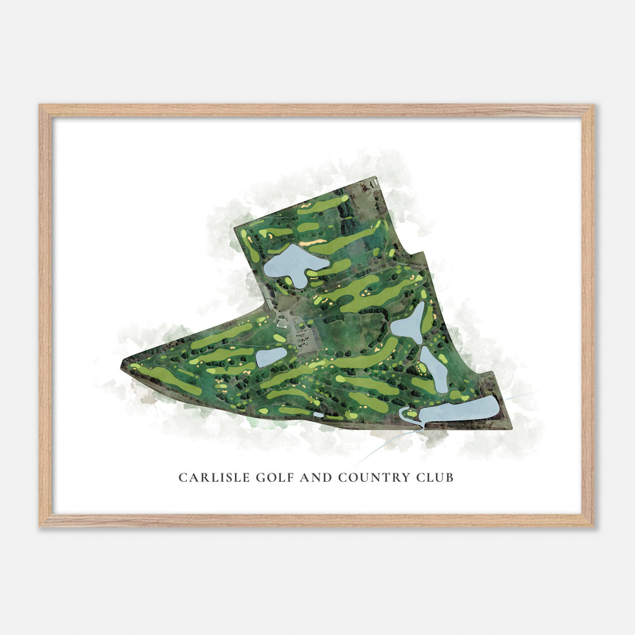 Print of Carlisle Golf And Country Club Classic Map