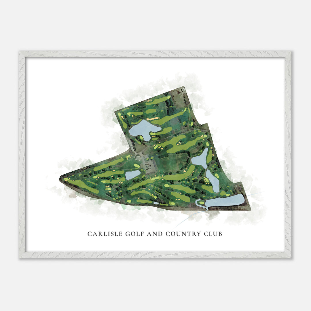 Print of Carlisle Golf And Country Club Classic Map