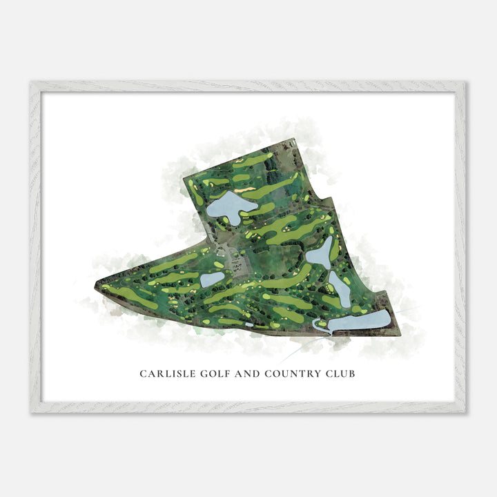 Print of Carlisle Golf And Country Club Classic Map