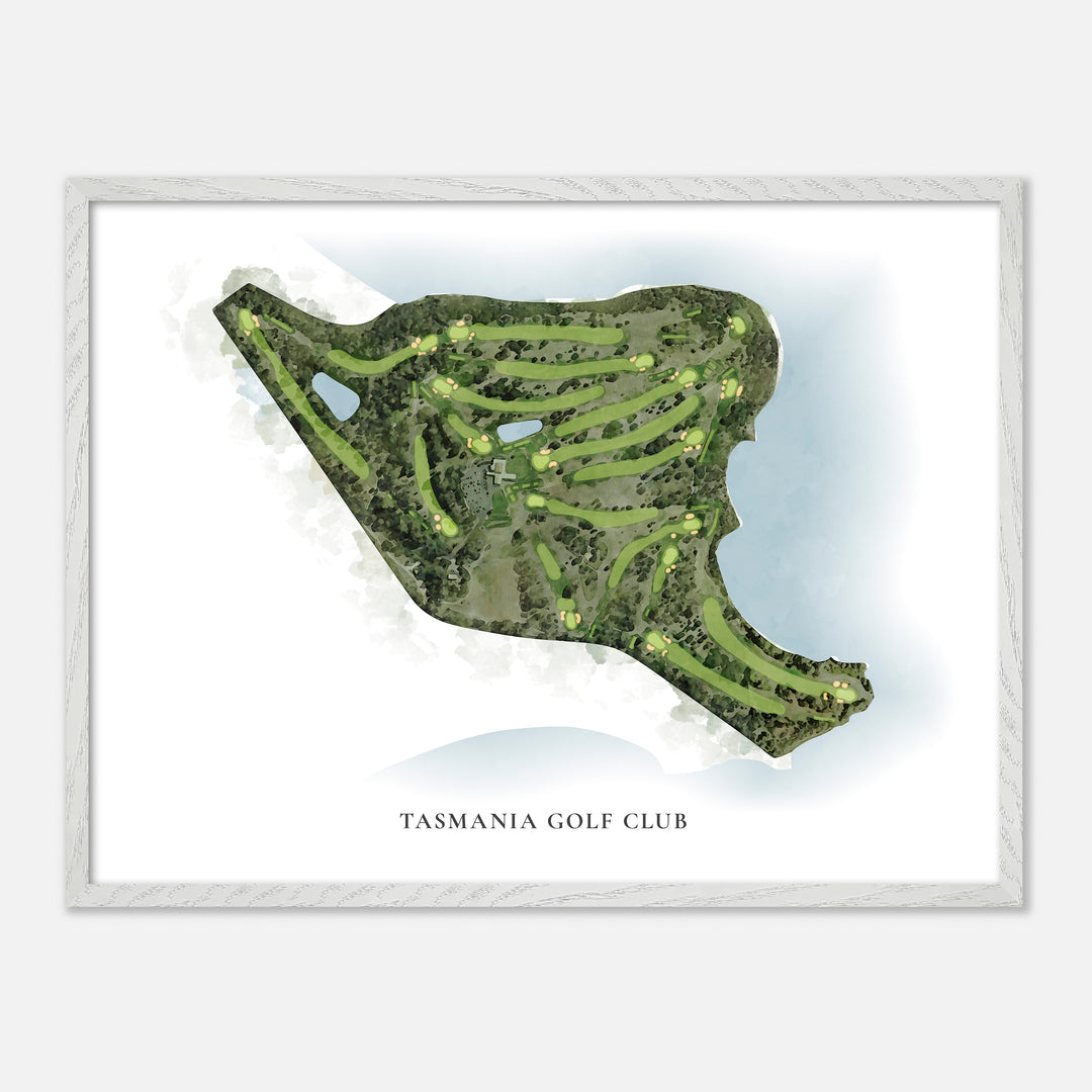 Print of Tasmania Golf Club Classic Map
