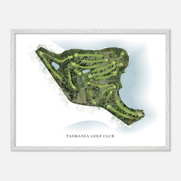 Print of Tasmania Golf Club Classic Map