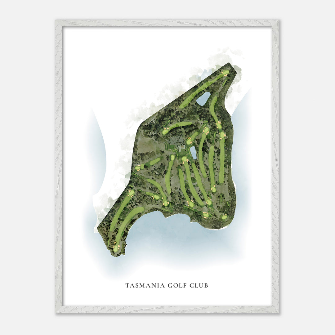 Print of Tasmania Golf Club Classic Map