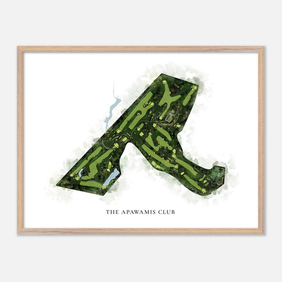 Print of The Apawamis Club Classic Map