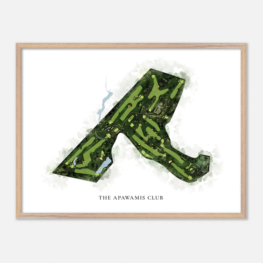 Print of The Apawamis Club Classic Map
