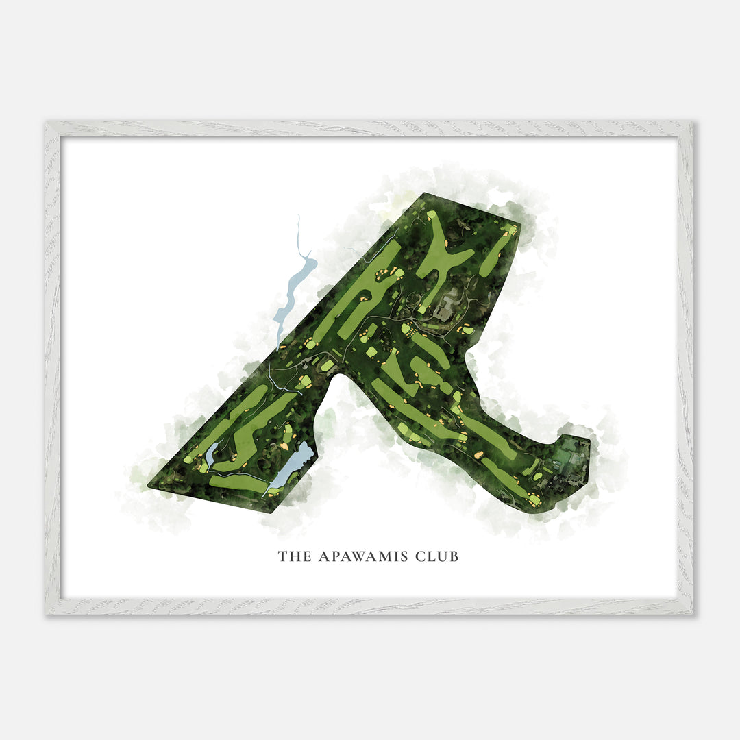 Print of The Apawamis Club Classic Map