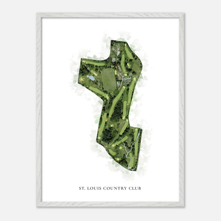 Print of St. Louis Country Club Classic Map