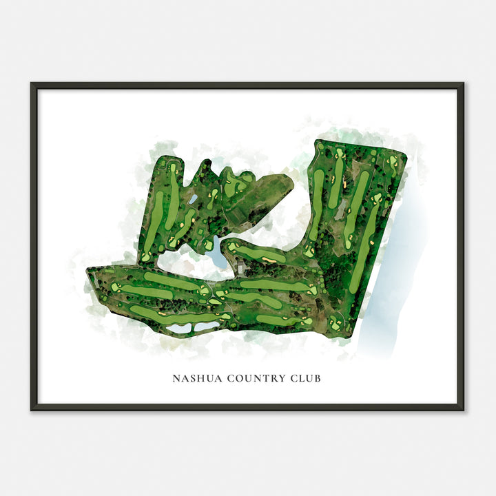 Print of Nashua Country Club Classic Map