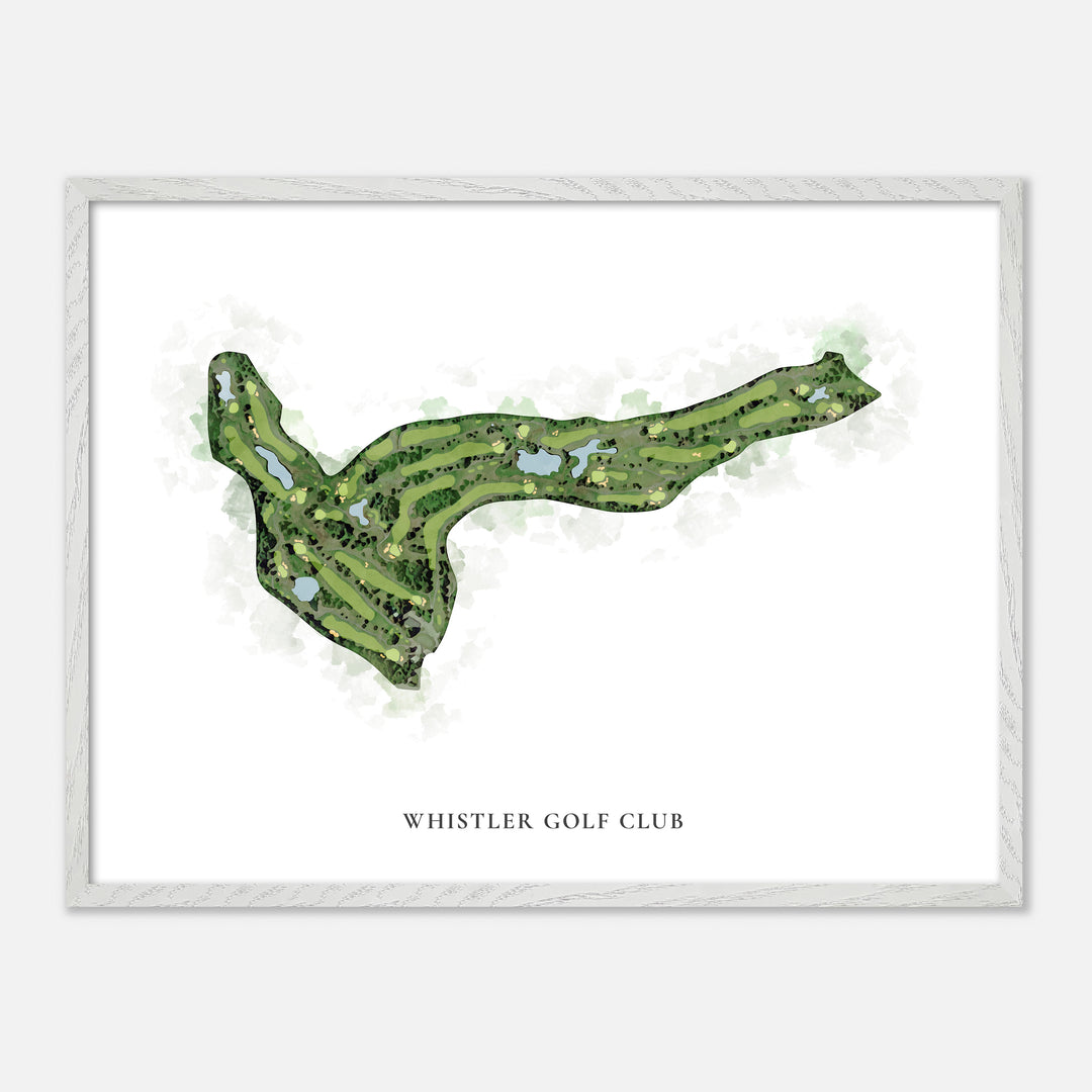 Print of Whistler Golf Club Classic Map