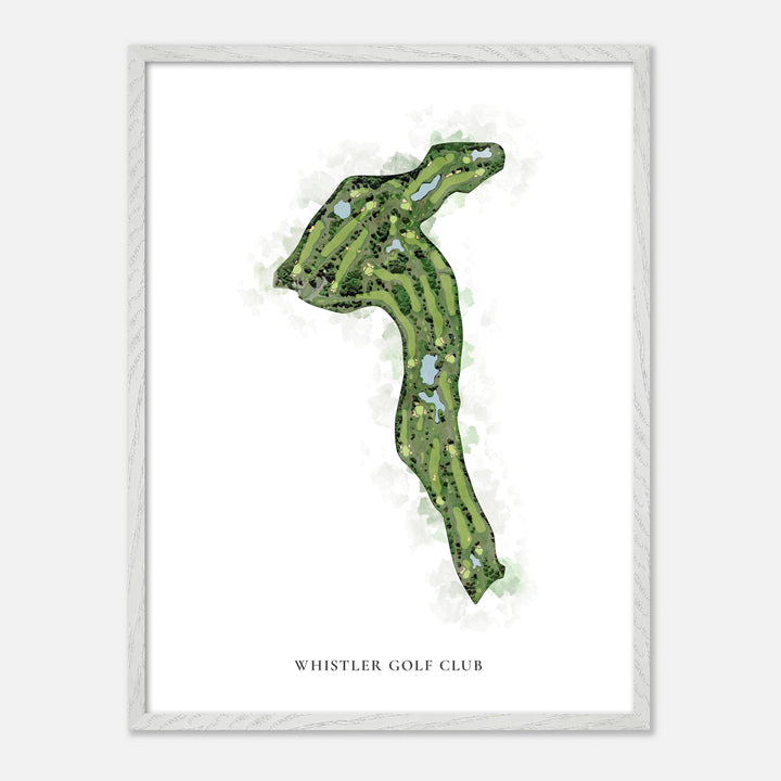 Print of Whistler Golf Club Classic Map