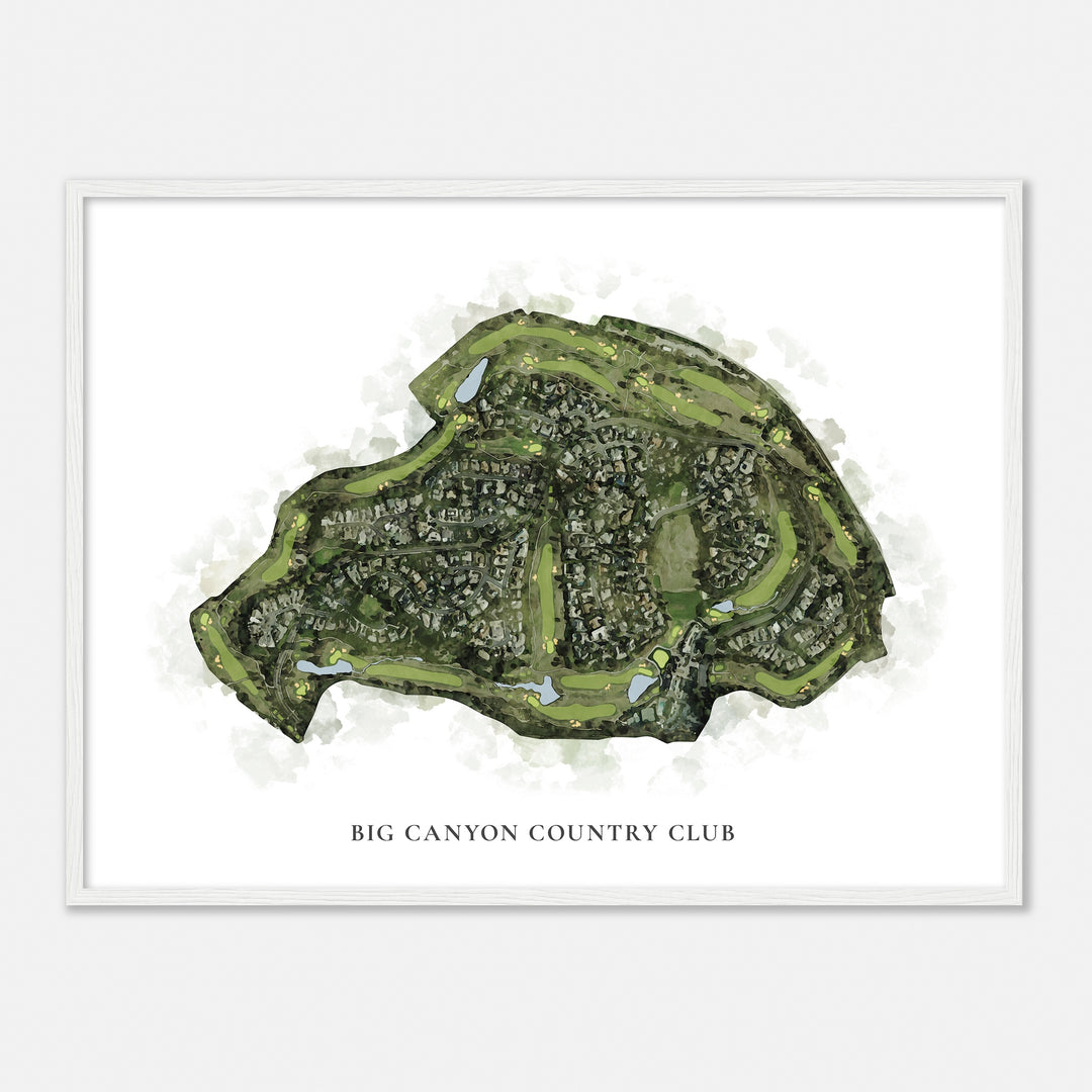 Print of Big Canyon Country Club Classic Map