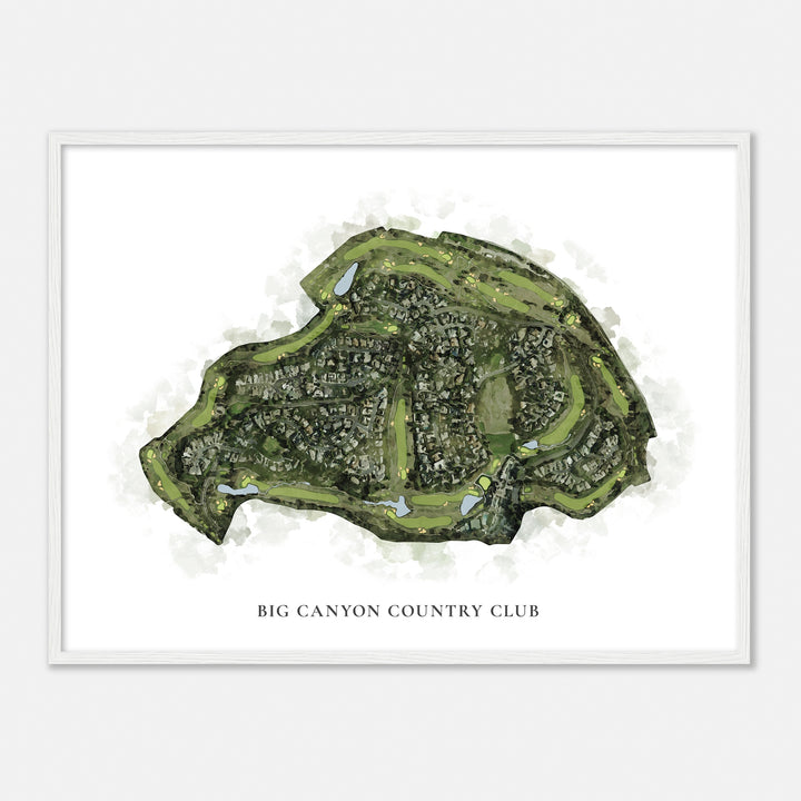 Print of Big Canyon Country Club Classic Map