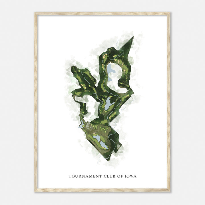 Print of Tournament Club Of Iowa Classic Map